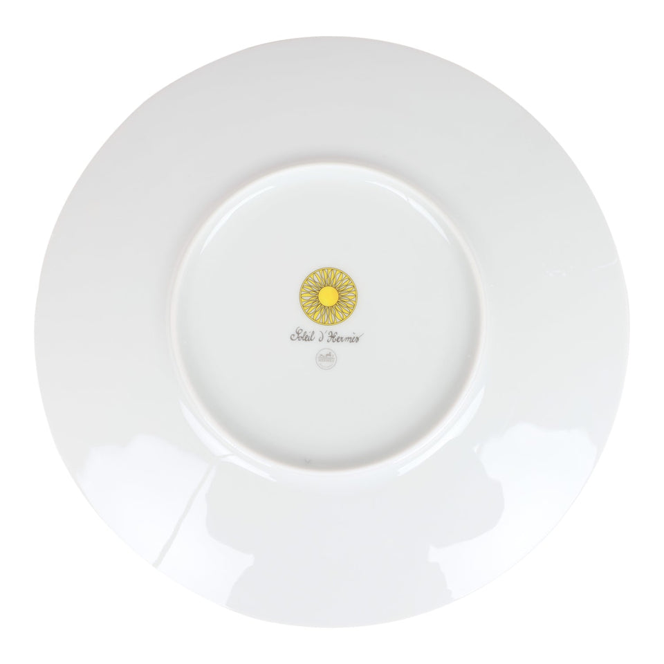 Hermes "Soleil D'Hermes" Porcelain Dinner Plate Set