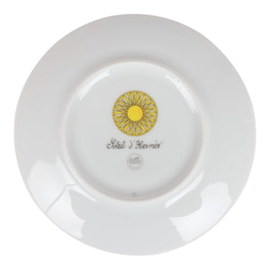 Hermes "Soleil D'Hermes" Porcelain Bread and Butter Plate Set