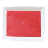 Hermes 2H Vide Poche "Hermes Sellier" Rouge Porcelain Change Tray