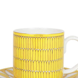Hermes "Soleil D'Hermes" Coffee Cup and Saucer Set