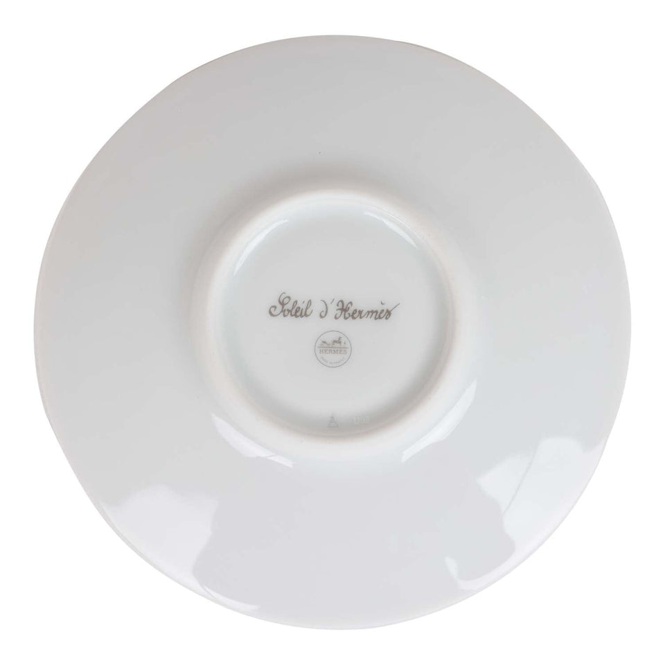 Hermes "Soleil D'Hermes" Coffee Cup and Saucer Set
