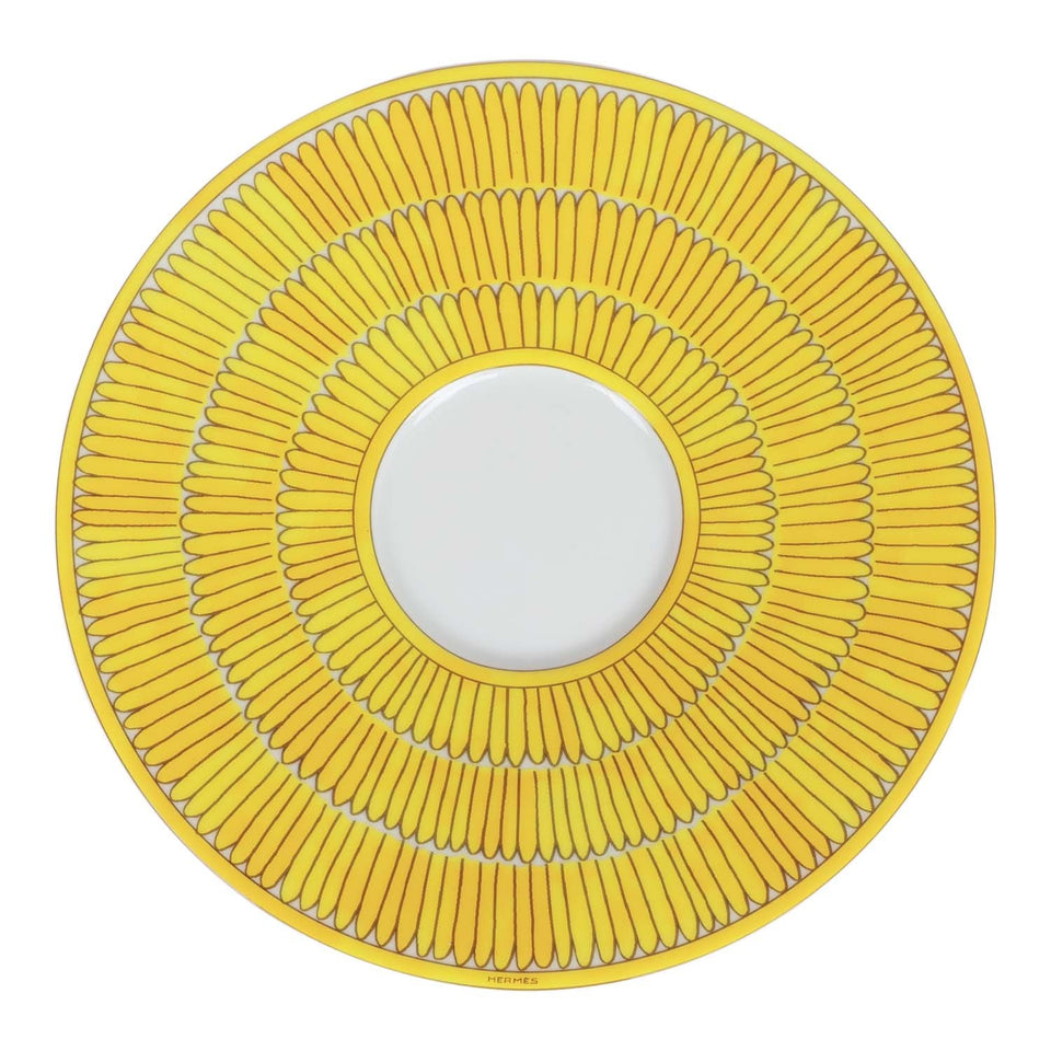 Hermes "Soleil D'Hermes" Breakfast Cup and Saucer Set