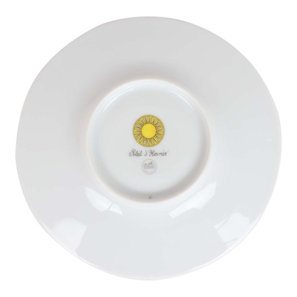 Hermes "Soleil D'Hermes" Breakfast Cup and Saucer Set