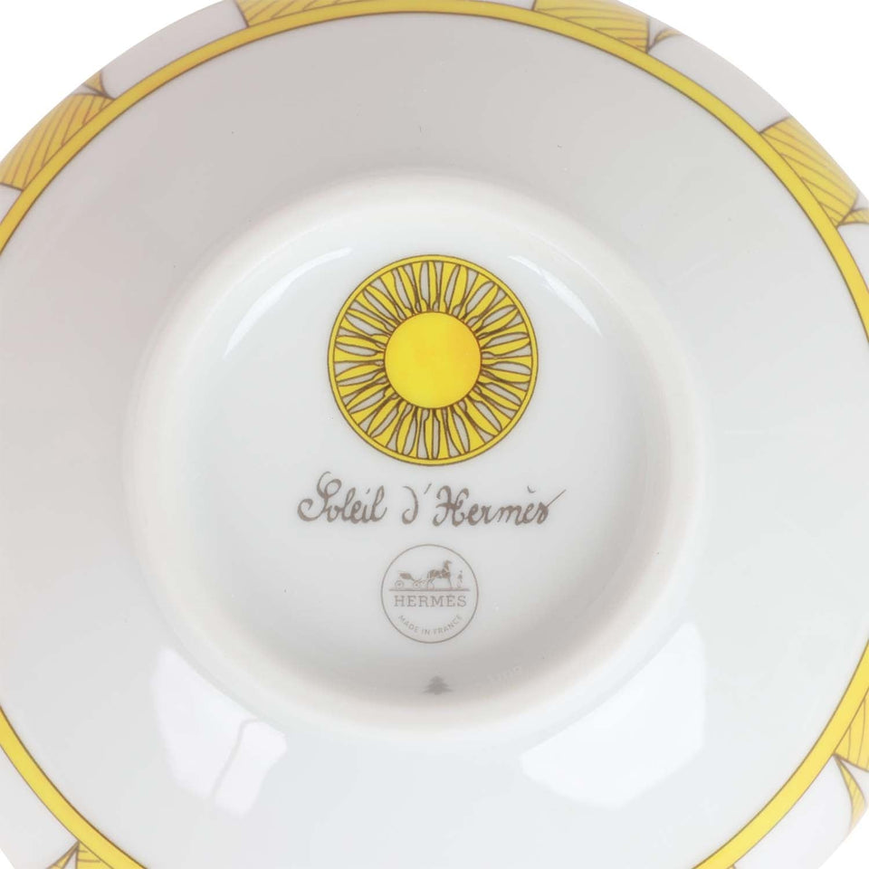 Hermes "Soleil D'Hermes" Breakfast Cup and Saucer Set