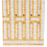 Hermes "Mosaique Au 24" Gold Porcelain Tea Sugar Box Small