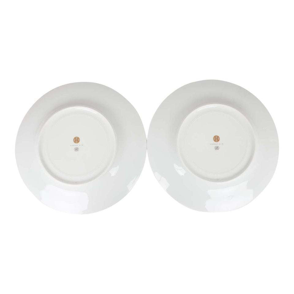 Hermes "Mosaique Au 24" Gold Presentation Plate Set