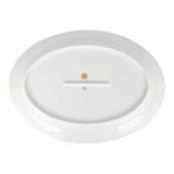Hermes "Mosaique Au 24" Gold Porcelain Oval Large Platter
