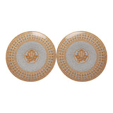 Hermes "Mosaique Au 24" Gold Dessert Plate Set