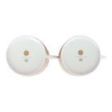 Hermes "Mosaique Au 24" Gold Porcelain Tea Cup And Saucer Set