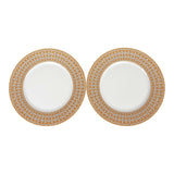 Hermes "Mosaique Au 24" Gold Dinner Plate Set