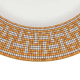 Hermes "Mosaique Au 24" Gold Dinner Plate Set