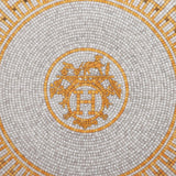 Hermes "Mosaique Au 24" Gold Dessert Plate Set