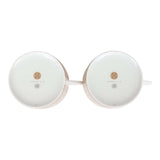 Hermes "Mosaique Au 24" Gold Porcelain Tea Cup and Saucer Set