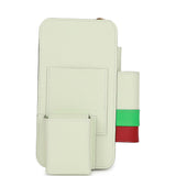 Hermes HermesWay Telephone Crossbody Vert Fizz, Vert Comics and Rubis Epsom Gold Hardware