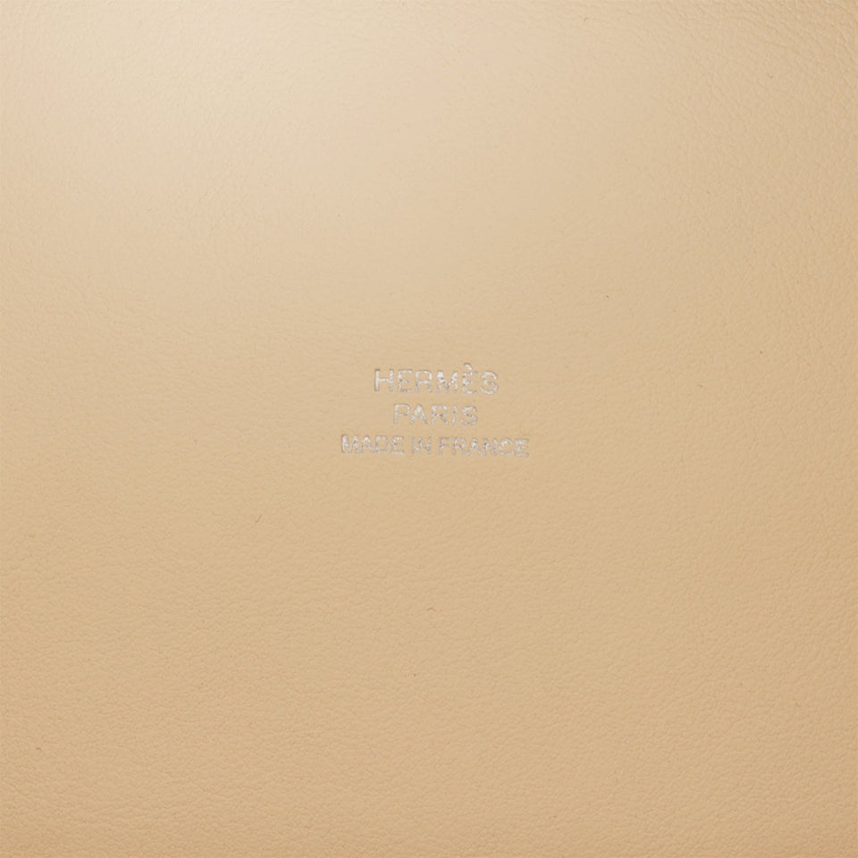 Hermes Micro Picotin Lock 14 "Lucky Daisy" Nata Swift Palladium Hardware