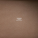 Hermes Etoupe Clemence Picotin Lock 18cm Palladium Hardware