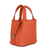 Hermes Picotin Lock 18 Orange Clemence Palladium Hardware