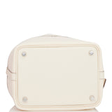 Hermes Picotin Cargo 18 Nata Swift and Toile Canvas Palladium Hardware