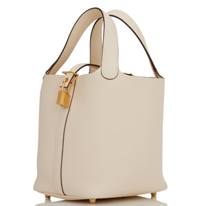 Hermes Picotin 18 Nata Clemence Gold Hardware