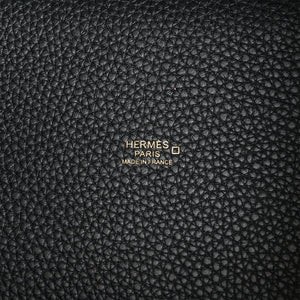 Hermes Picotin Lock 18 Black Matte Alligator and Clemence Touch Gold Hardware