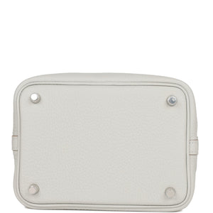 Hermes Picotin Lock 18 Gris Perle Clemence Palladium Hardware