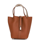 Hermes Eclat Picotin Lock 18 Gold Clemence Palladium Hardware