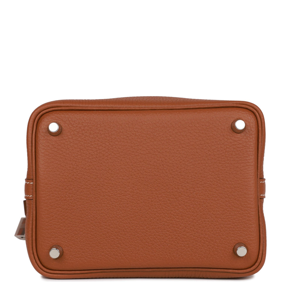 Hermes Eclat Picotin Lock 18 Gold Clemence Palladium Hardware