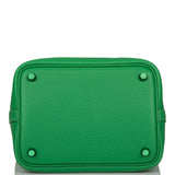 Hermes Monochrome Picotin 18 Bambou Clemence Green Hardware