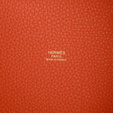 Hermes Picotin Lock 18 Orange Clemence Gold Hardware