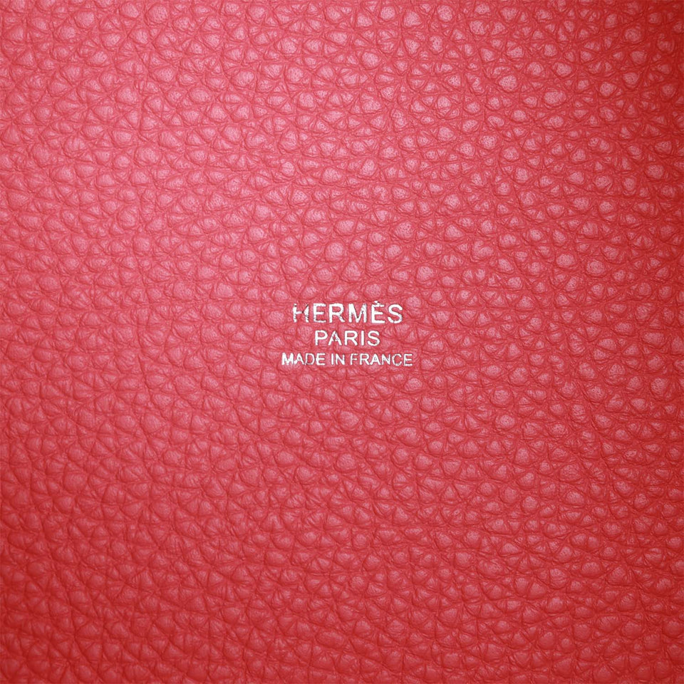 Hermes Picotin 18 Rose Azalee Clemence Palladium Hardware