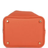 Hermes Picotin Lock 18 Orange Clemence Gold Hardware