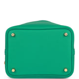 Hermes Picotin 18 Vert Jade Clemence Gold Hardware