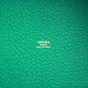 Hermes Picotin 18 Vert Jade Clemence Gold Hardware