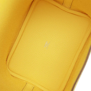 Hermes Picotin 18 Limoncello Clemence Palladium Hardware