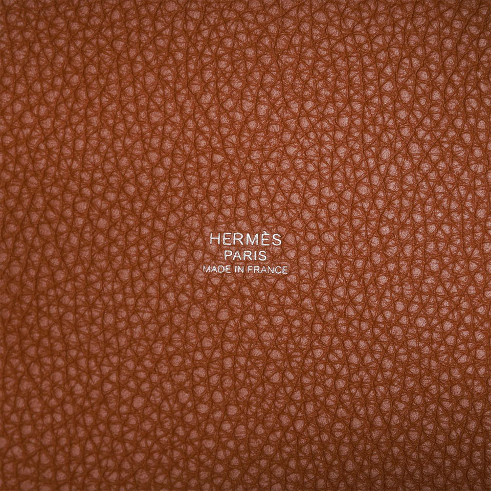 Hermes Eclat Picotin 18cm Gold Clemence Palladium Hardware