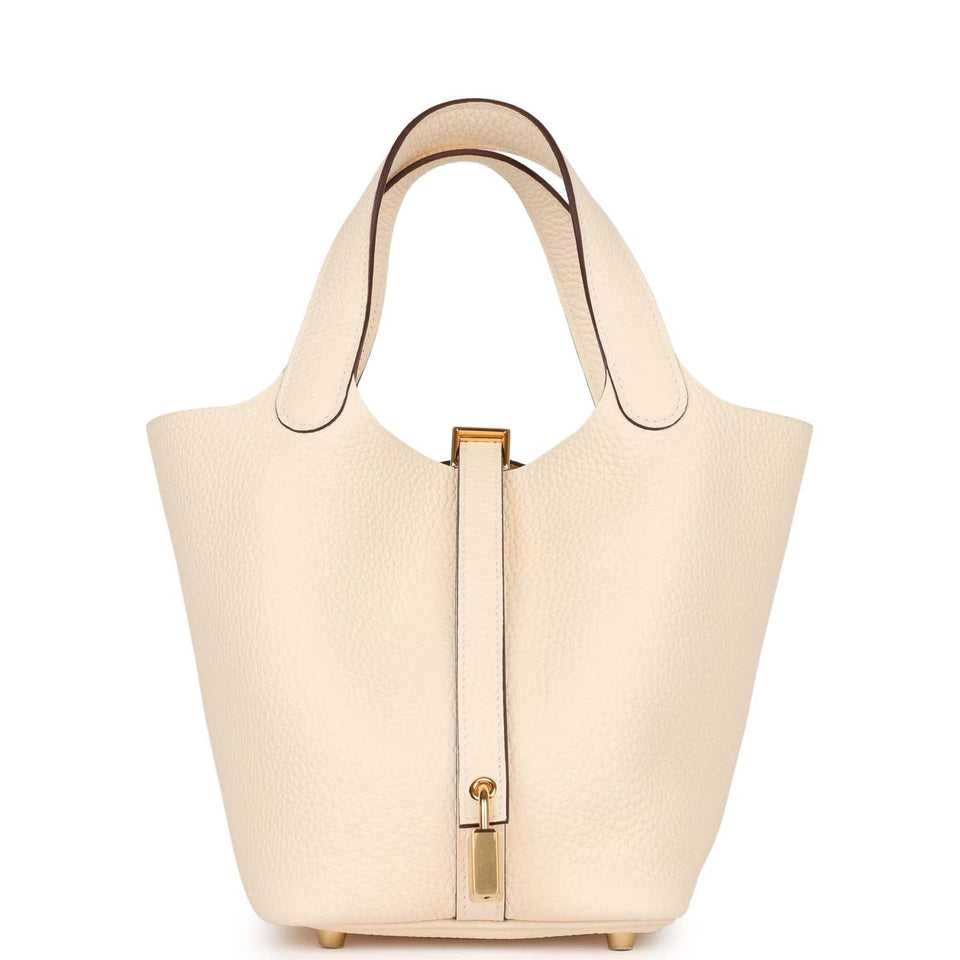 Hermes Picotin 18 Nata Clemence Gold Hardware