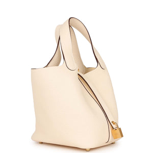 Hermes Picotin 18 Nata Clemence Gold Hardware