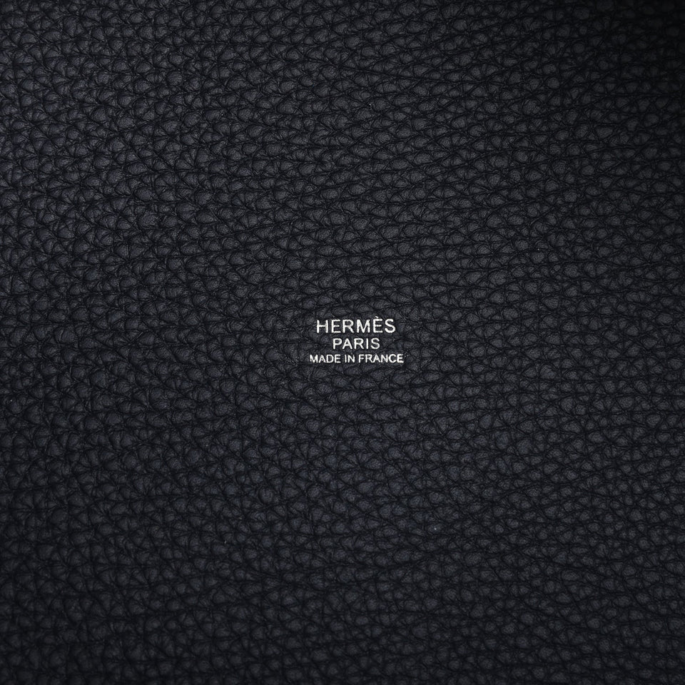Hermes Picotin Lock 22 Caban Clemence Palladium Hardware