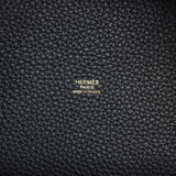 Hermes Picotin Lock 18 Black Clemence Gold Hardware