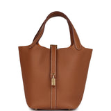 Hermes Picotin Lock 18 Gold Clemence Gold Hardware