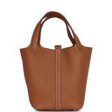 Hermes Picotin Lock 18 Gold Clemence Gold Hardware