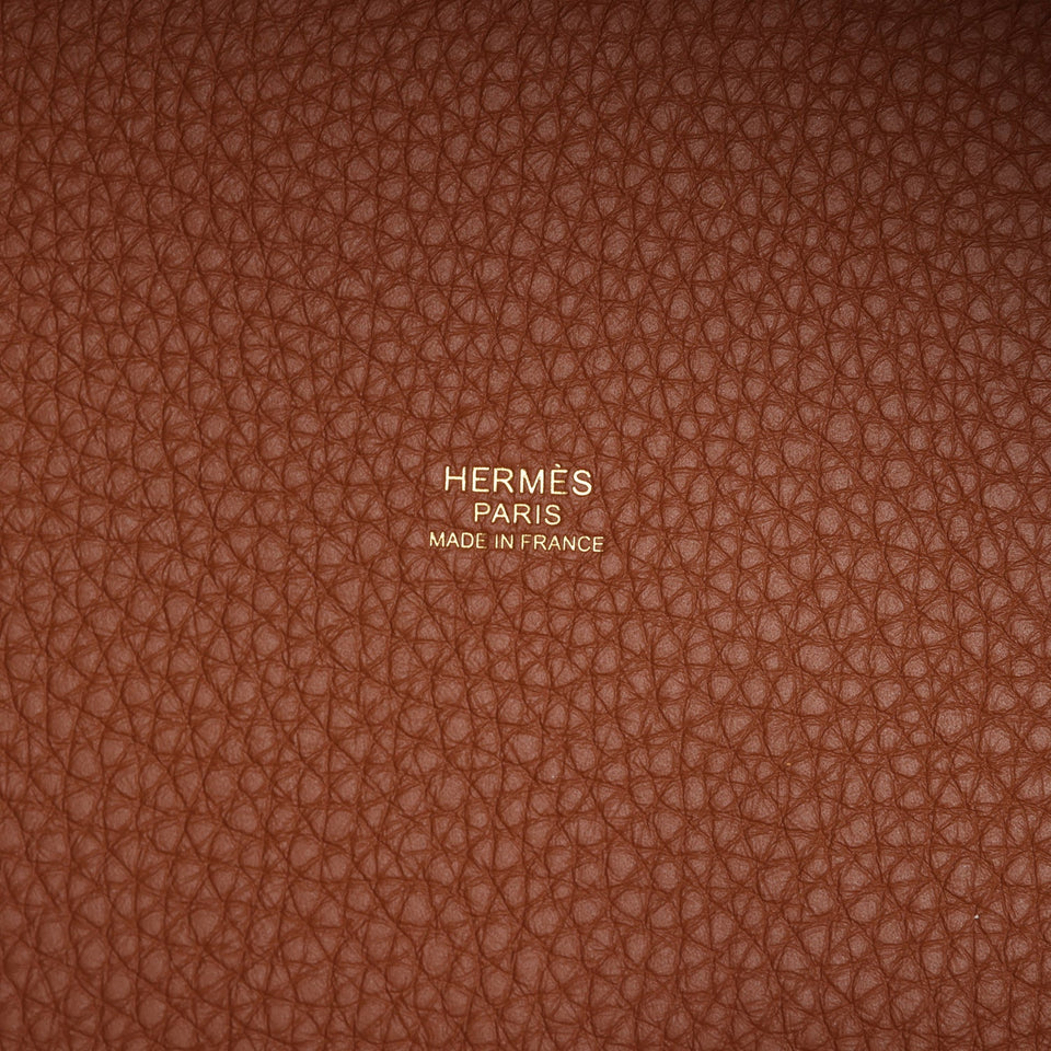 Hermes Picotin Lock 18 Gold Clemence Gold Hardware