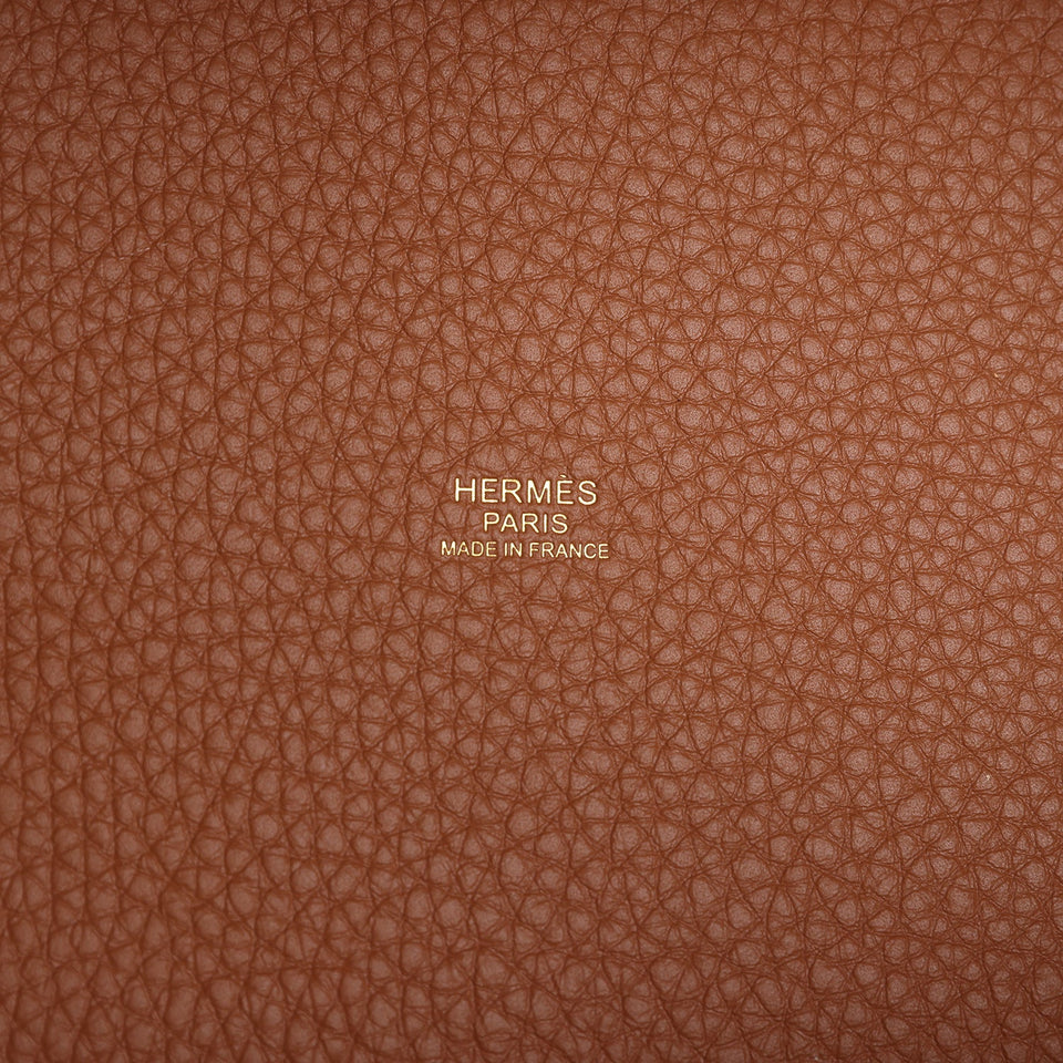 Hermes Picotin Lock 18 Gold Clemence Gold Hardware