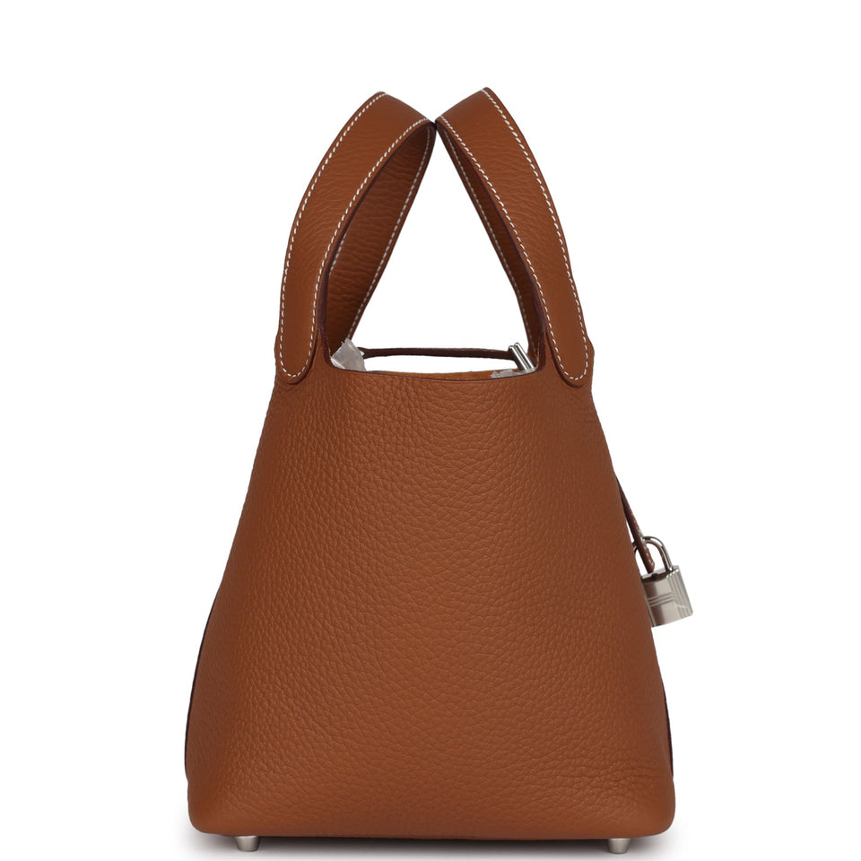 Hermes Picotin Lock 18 Gold Clemence Palladium Hardware