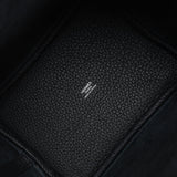 Hermes Picotin Lock 18 Black Clemence Palladium Hardware