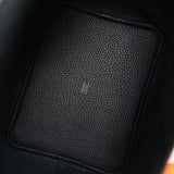 Hermes Picotin Lock 22 Black Clemence Gold Hardware