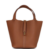Hermes Picotin Lock 22 Gold Clemence Gold Hardware