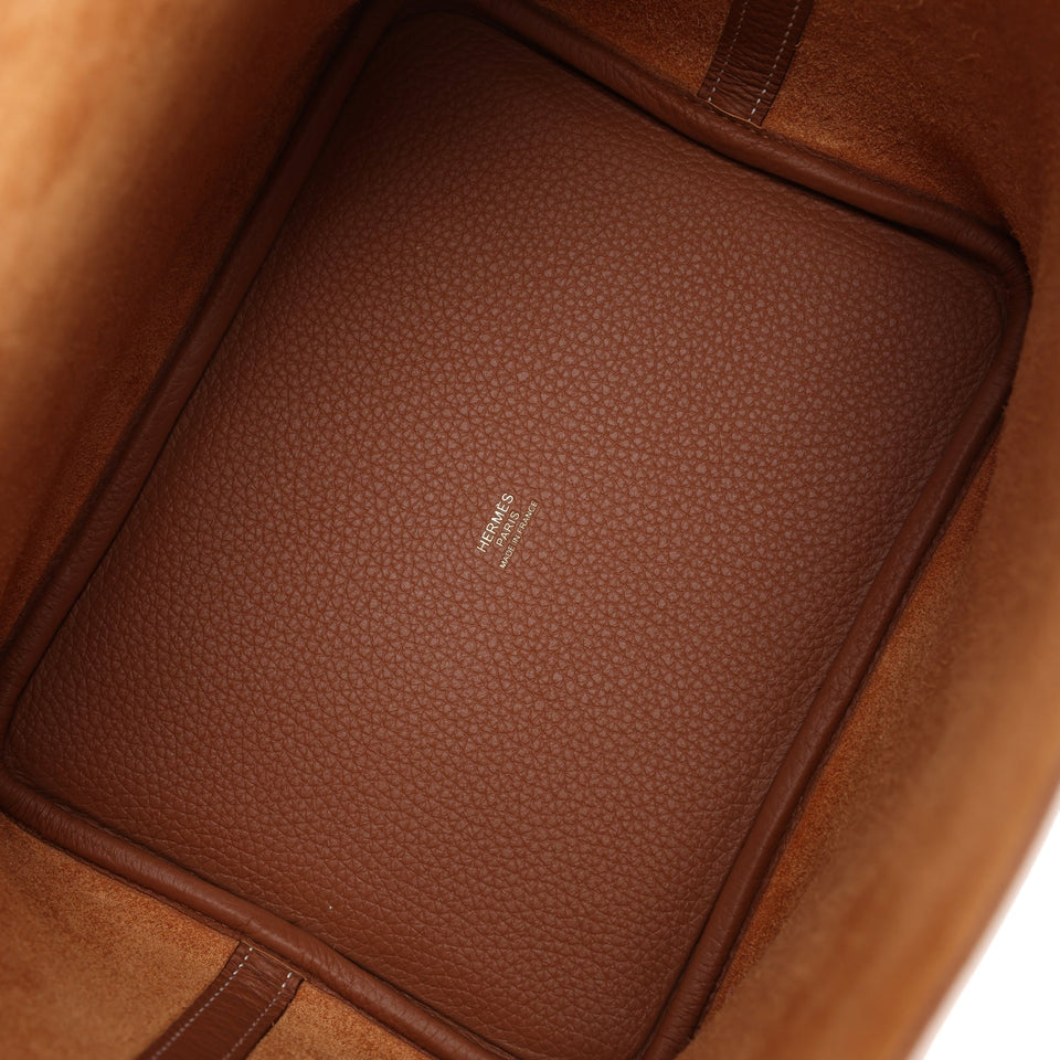 Hermes Picotin Lock 22 Gold Clemence Gold Hardware