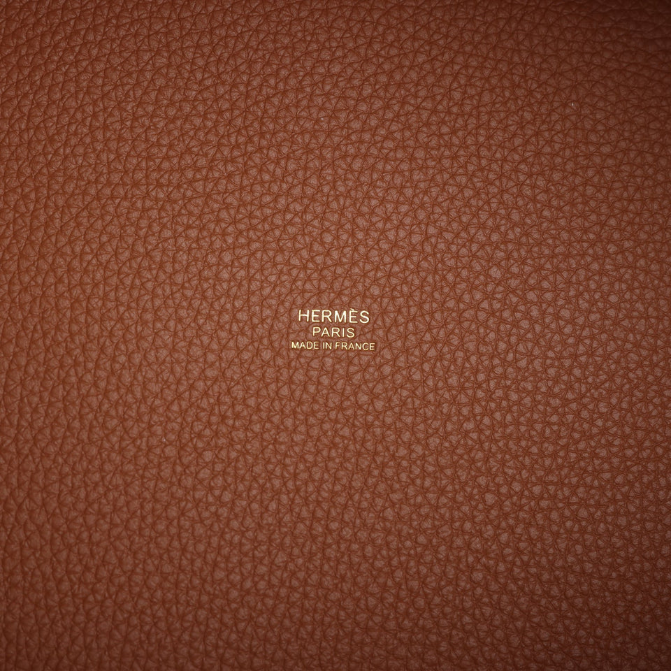 Hermes Picotin Lock 22 Gold Clemence Gold Hardware