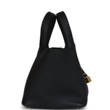 Hermes Picotin Lock 22 Black Clemence Gold Hardware